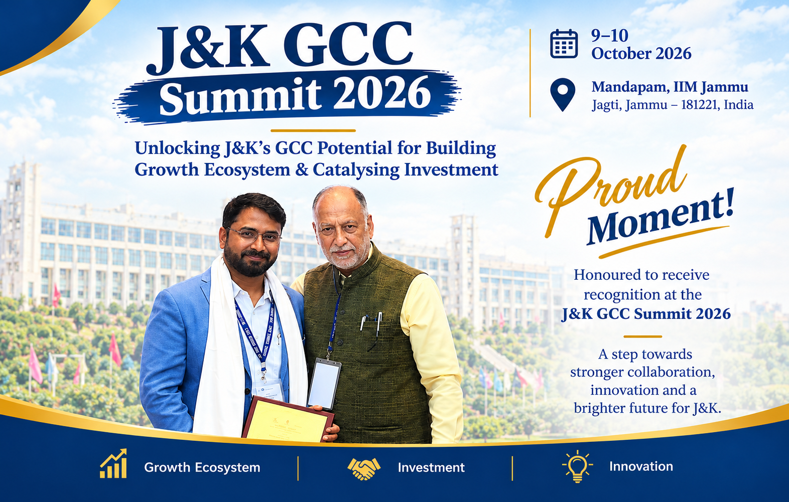 j&k gcc summit 2026 banner